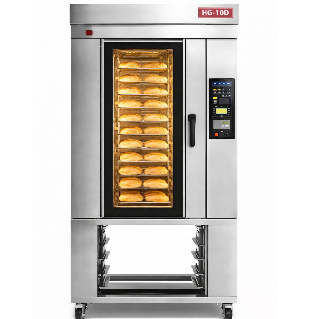 Horno Rotativo Profesional a Gas de 10 Bandejas para Panadería – ASTAR HG-10Q