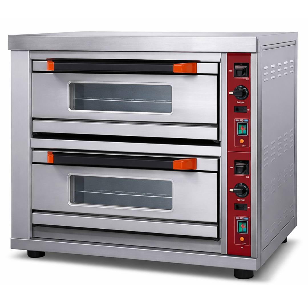 Horno Eléctrico Profesional de 2 Cámaras y 2 Bandejas para Panadería – ASTAR HGB-202D