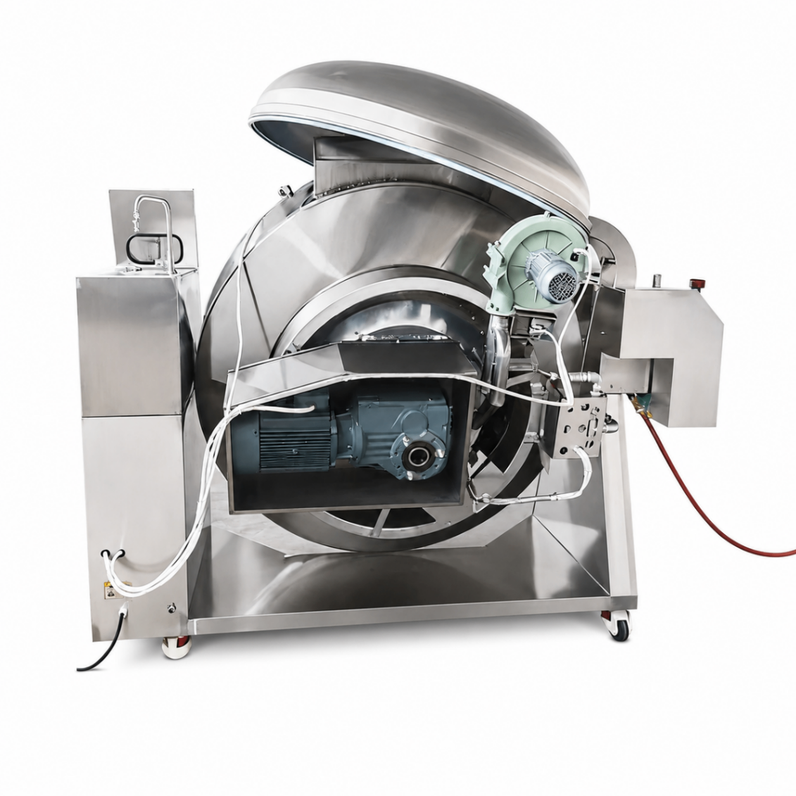 Sarten Volcable 200 Lts a Gas Directa Vuelco Electrico Mixer - FULL