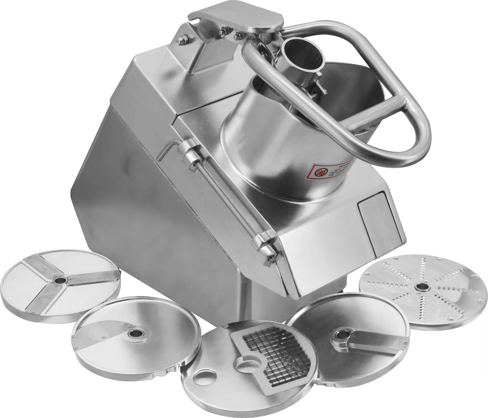 Cortador de Vegetales Multifuncional de Alta Potencia con Disco de 205mm y 5 Cuchillas | 750W WED-QC