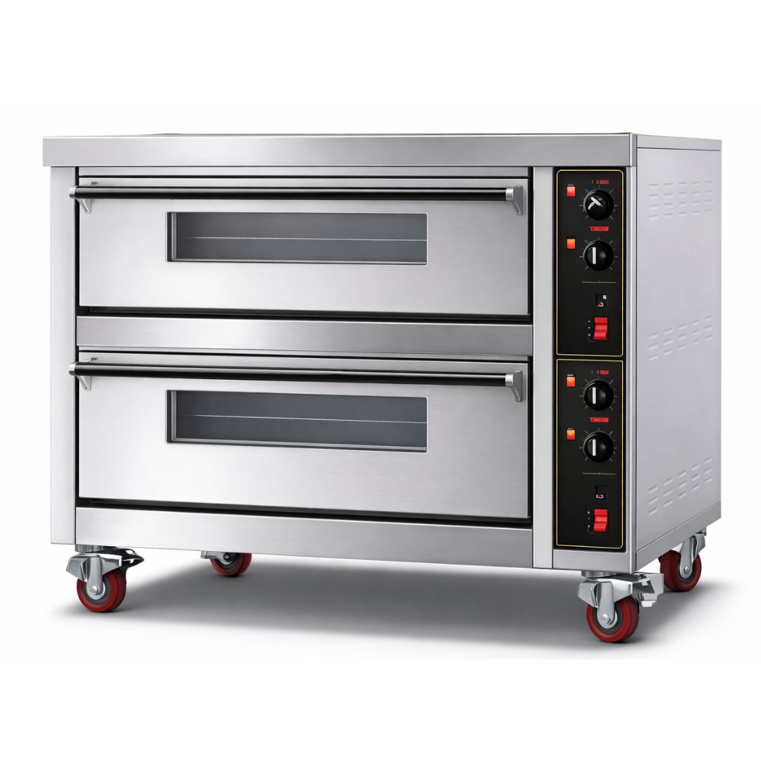 Horno Eléctrico Profesional de 2 Cámaras y 2 Bandejas para Panadería – ASTAR DS-202D