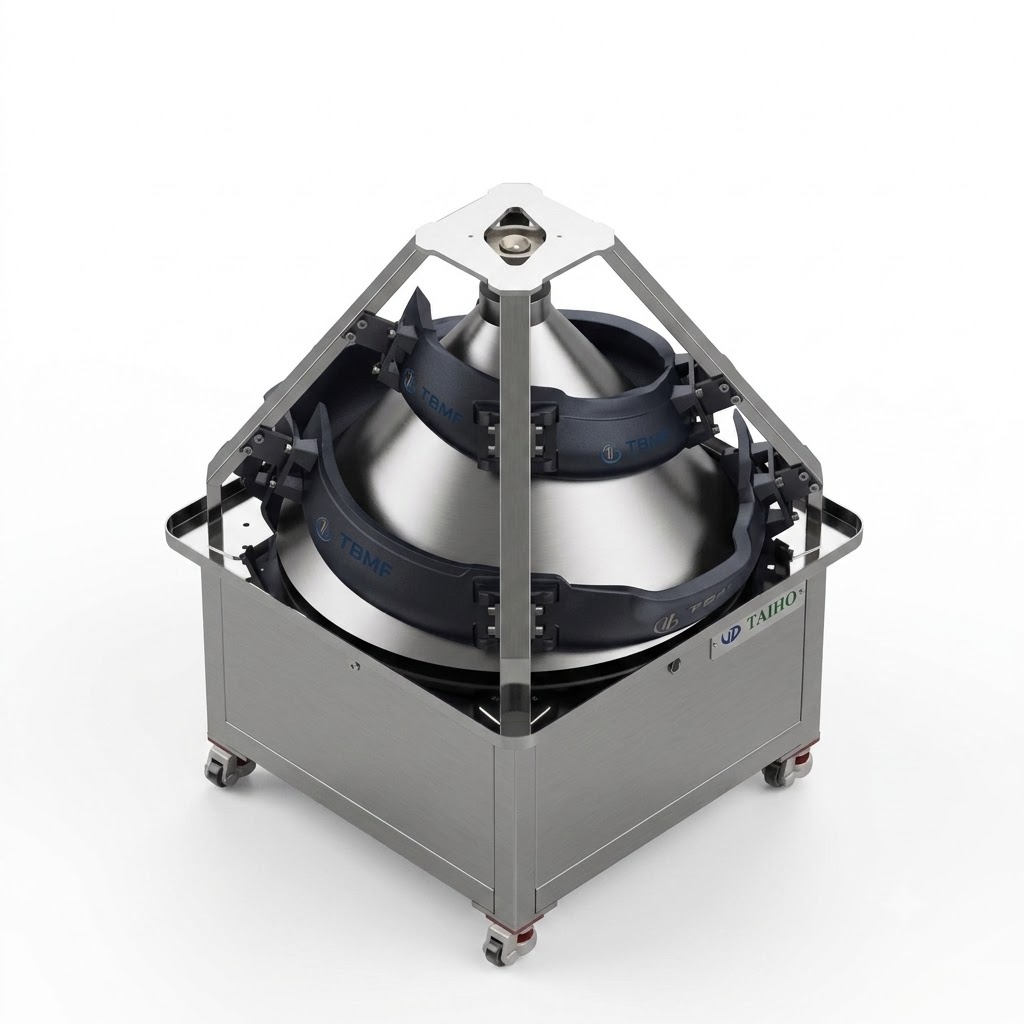 Boleadora cónica de masa TBMR-3 – Revestimiento de Teflón – Alta producción – 220V – 0.75 kW