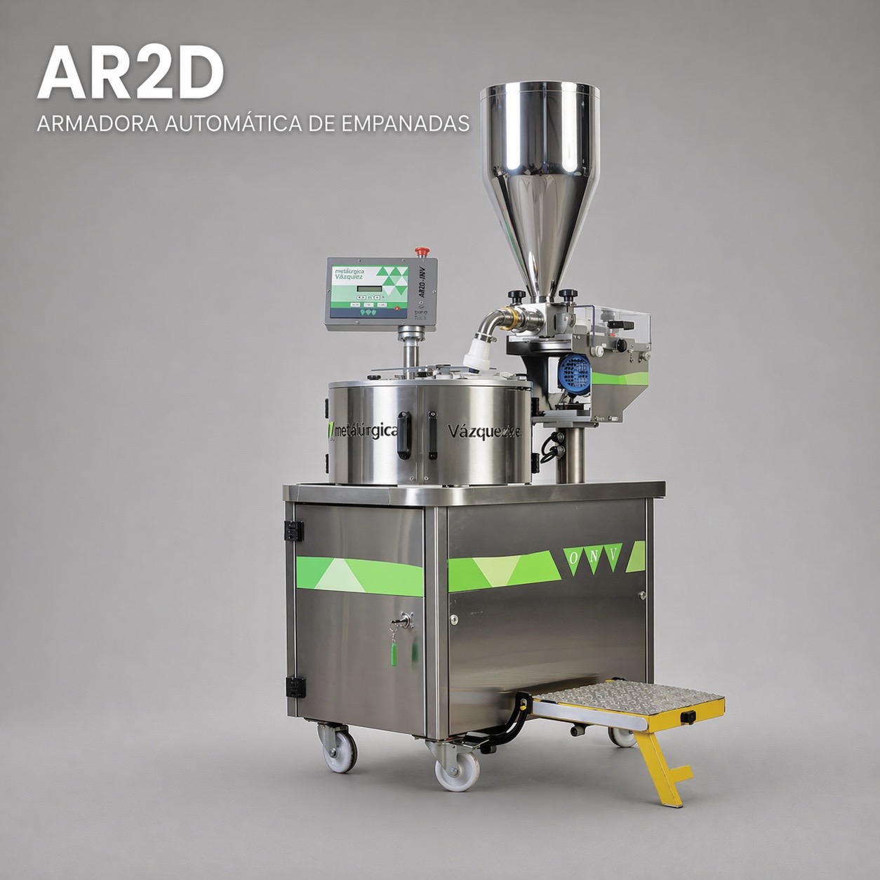 Armadora Rotativa Cerradora de Empanadas Vazquez AR2D-LC Automática C/Dosificador