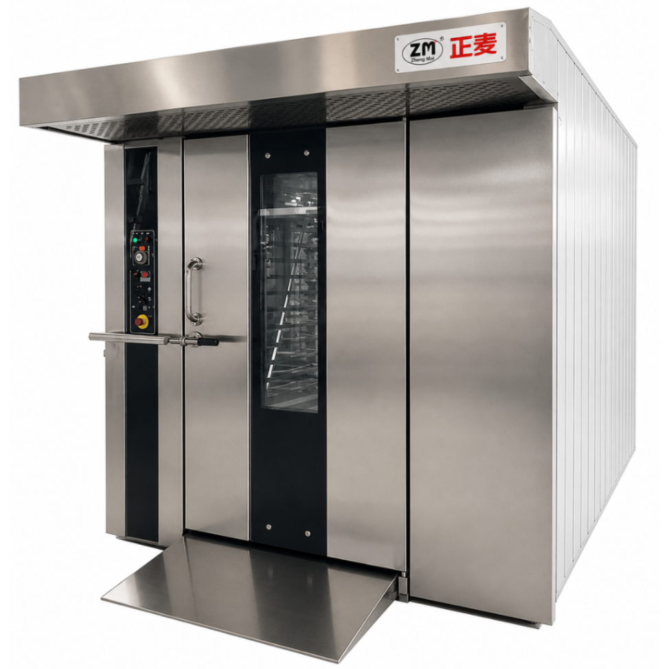 Horno Rotativo Eléctrico ZMZD-64D – 64 Bandejas – Carro Rack – Panel Manual