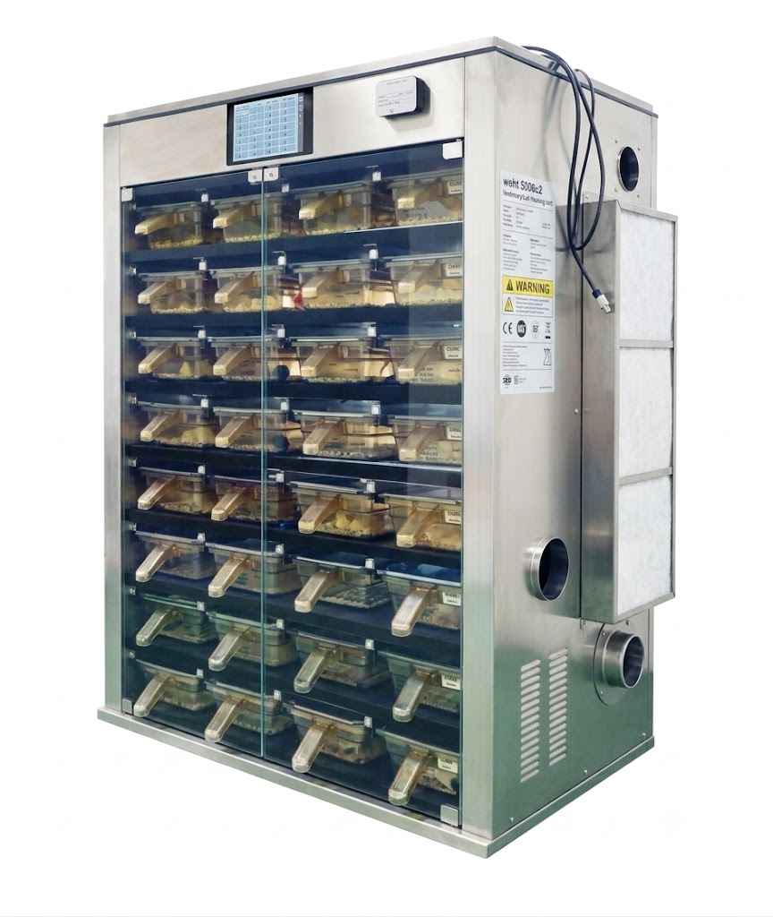 Gabinete para mantener comida caliente PRO PHU 8x4 WEHT-5006C2 – 8 Capas (Doble cara) – 380-415V