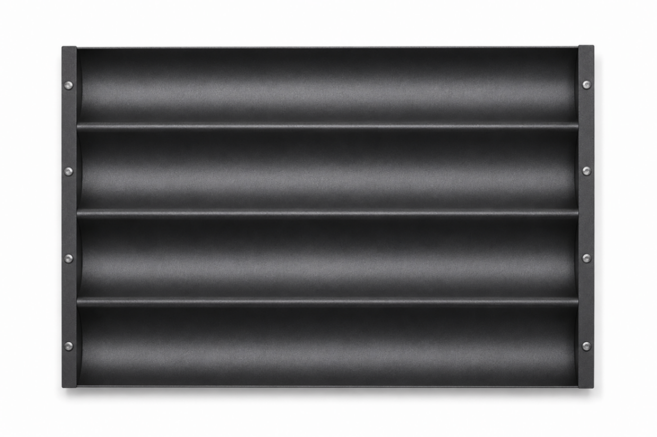 Bandeja Baguette Profesional de 4 Canales 600×400×27 mm | Aluminio y Teflón TS52303036