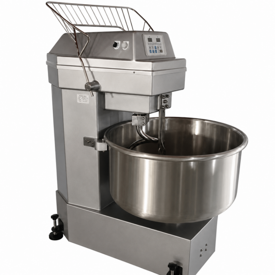 Amasadora Espiral Industrial 120kg de Masa para Panadería | 75kg de Harina y Cuba de 150L S1-75M
