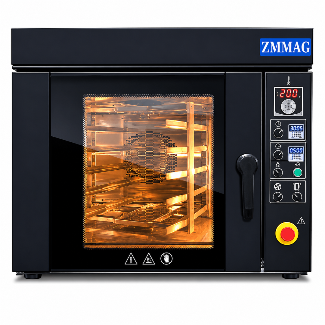 Horno Rotativo a Gas ZMRZ-5M – 5 Bandejas – Convección – Panel Manual