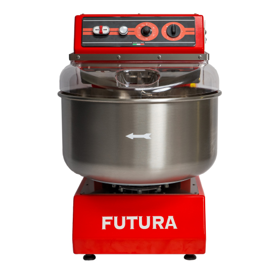 Amasadora de espiral FUTURA40 – 40 kg – 400/50/3 (o 230/50/1 a elección) – 2,2 kW