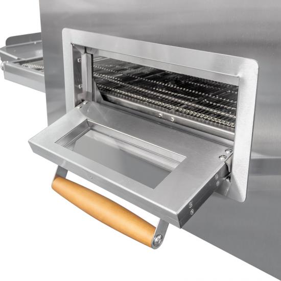 Horno Conveyor Eléctrico Industrial de 18″ para Pizza | Aire Caliente y Cinta de Piedra PZE-18ET