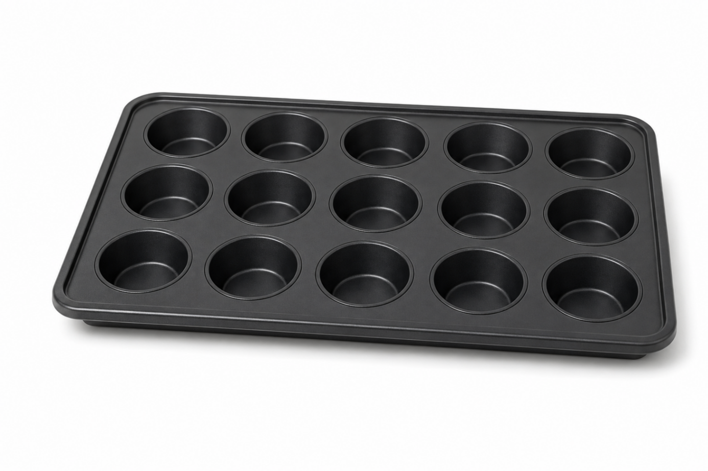 Bandeja para Pan de Hamburguesa 3,5" de 15 Cavidades | Acero Aluminizado y Teflón TS12509136
