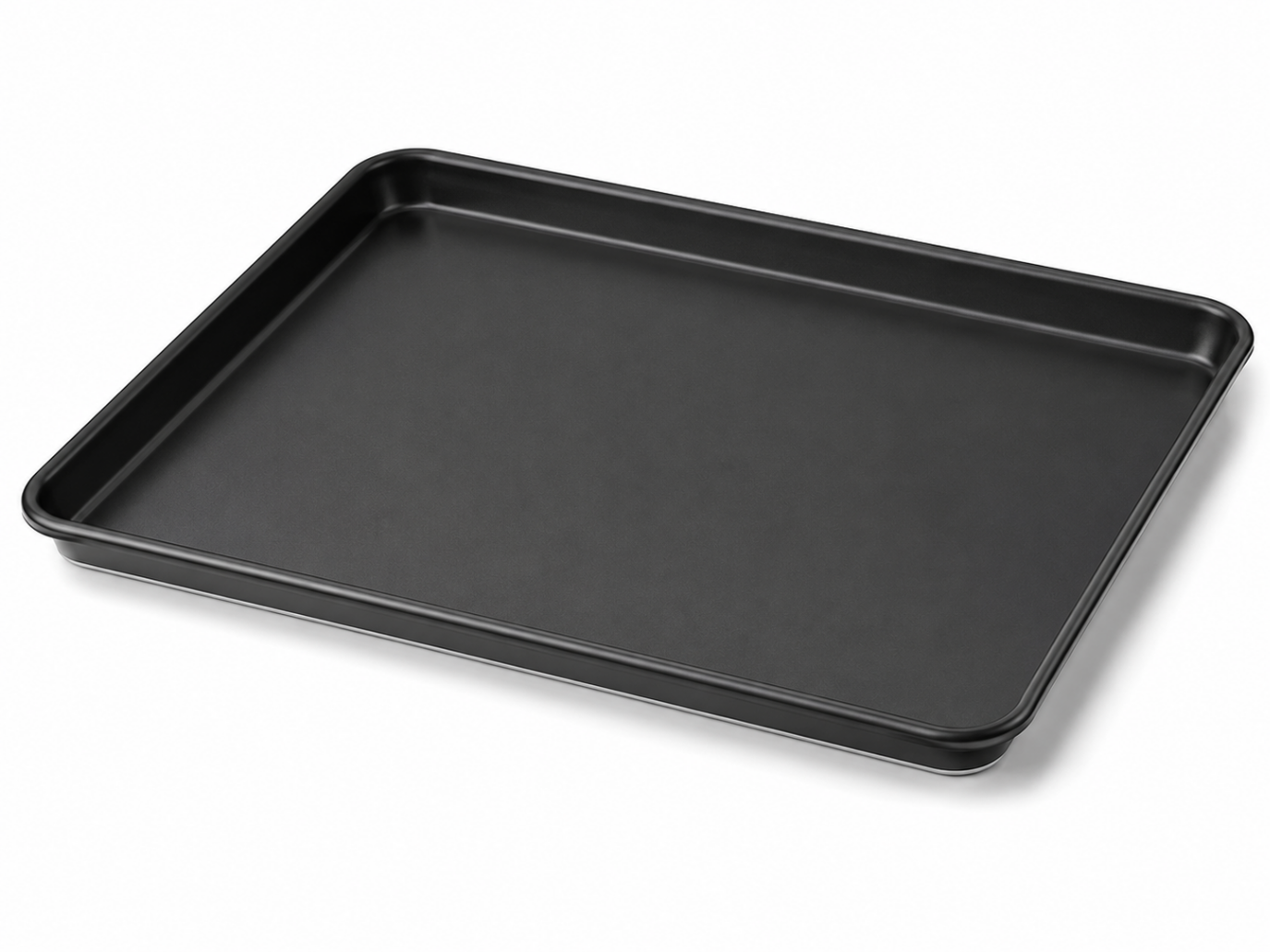 Bandeja de Acero Aluminizado 600×400×50 mm para Panadería | Teflón y Borde Reforzado TS1111