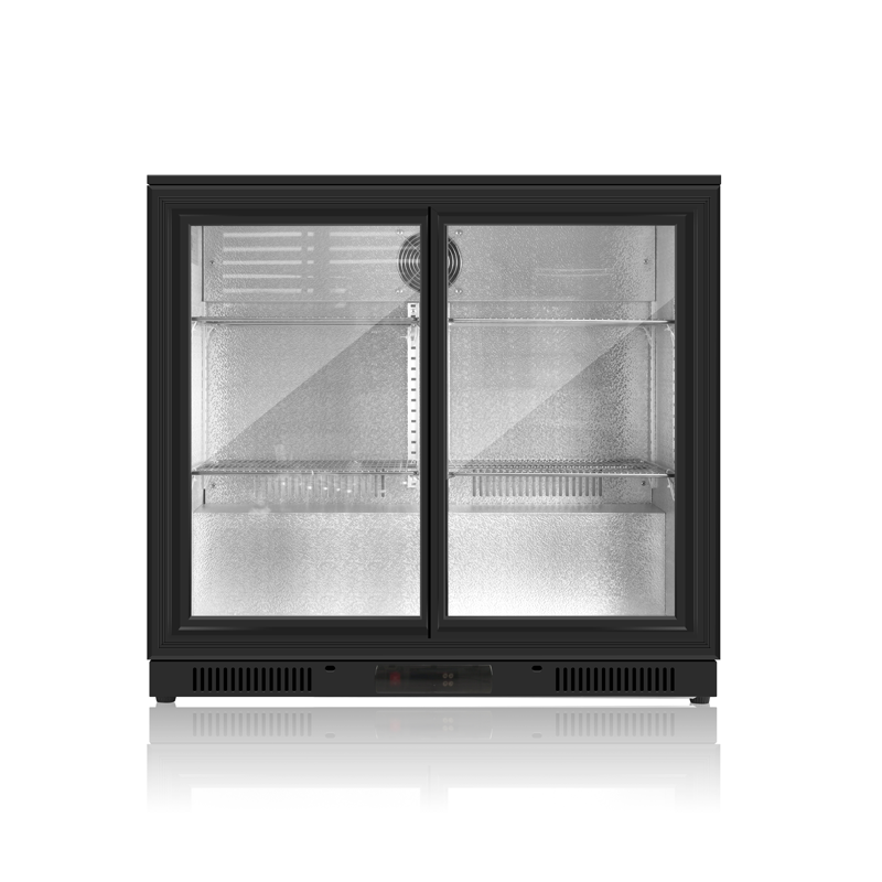 Back Bar Refrigerado Negro Profesional SC-88F – 88 L