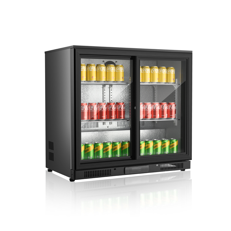 Back Bar Refrigerado Negro Profesional SC-88F – 88 L