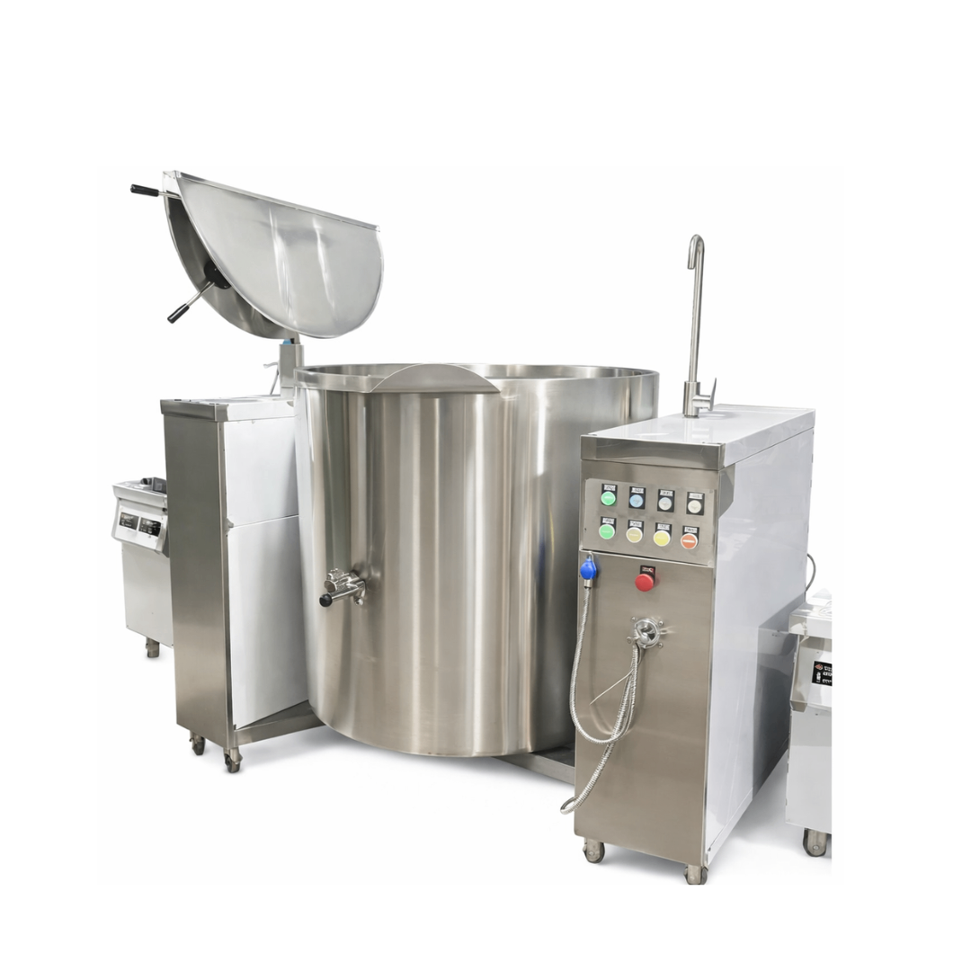 Marmita Industrial con Agitador CZC-13F-300 – 300L – Cocción por Inducción
