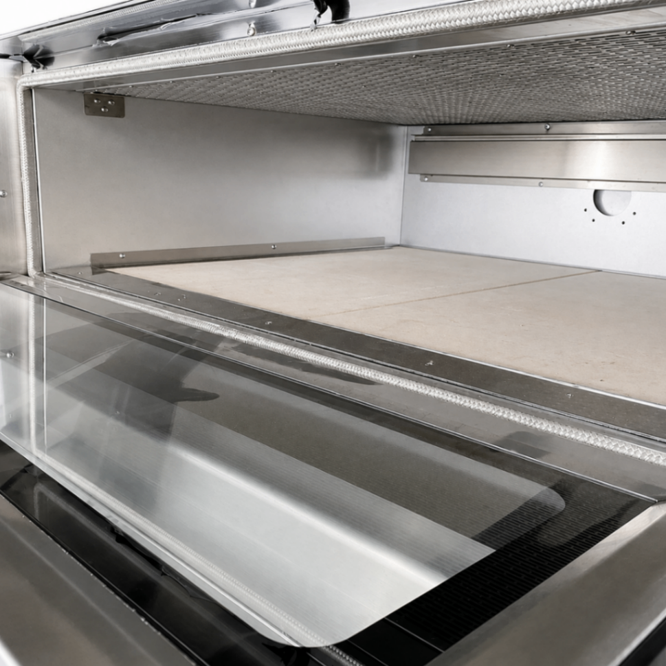 Horno a Gas de Piso 1 Cámara 1 Bandeja 400×600mm con Vapor y Piedra S-101GF - FULL