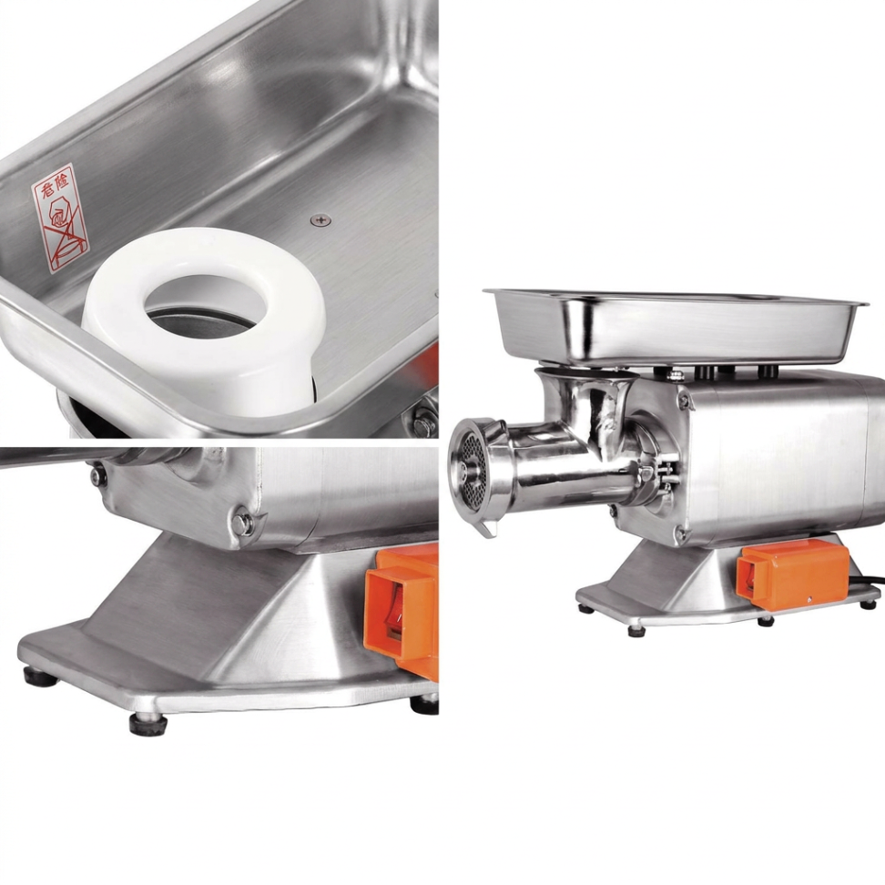 Picadora de Carne Comercial 150 kg/h para Carnicerías | Sobremesa Alta Potencia BL-3-12Z