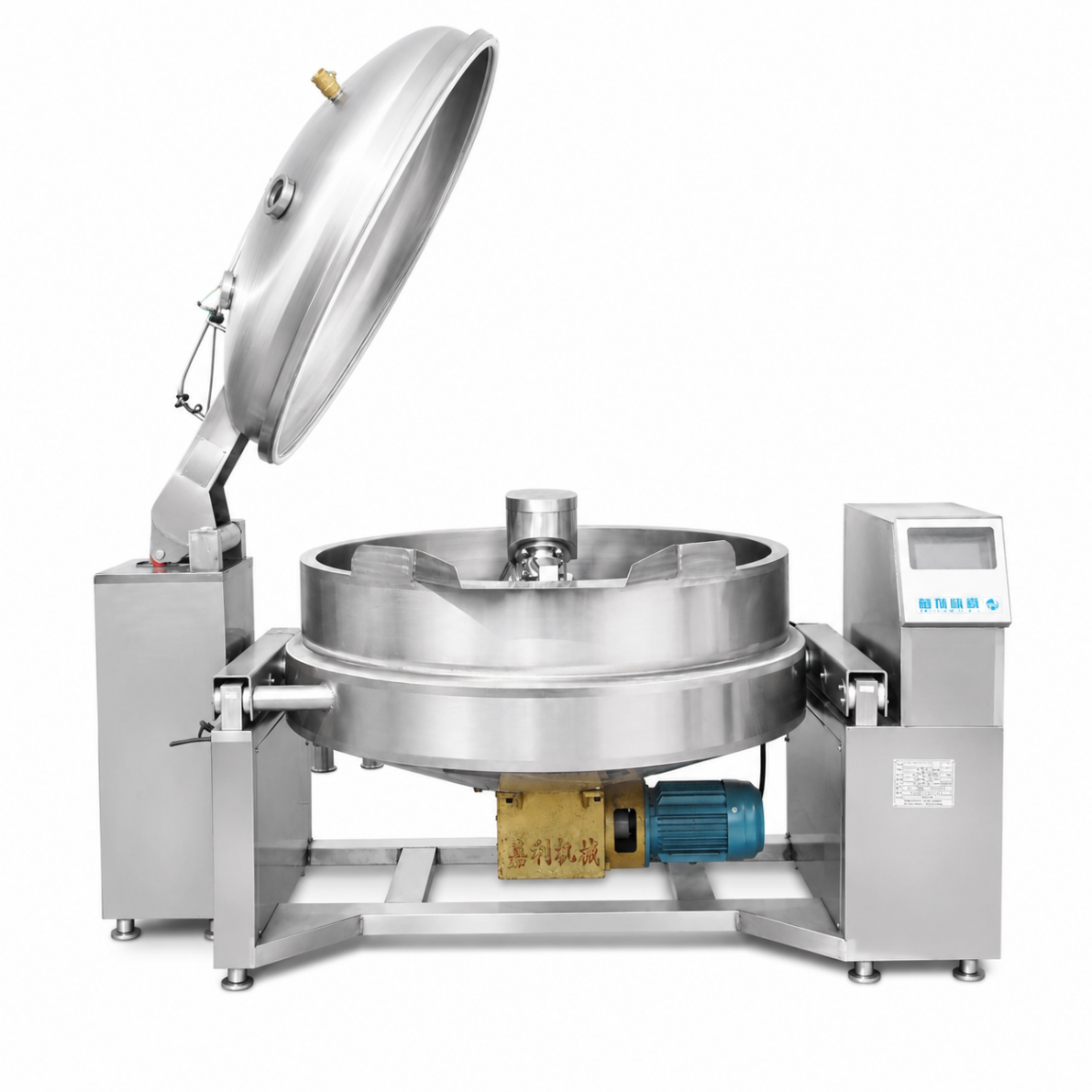 Sarten Volcable 600 L Electrica Vuelco Electrico con Valvula Lateral y Tapa Electrica Mixer - BASICO