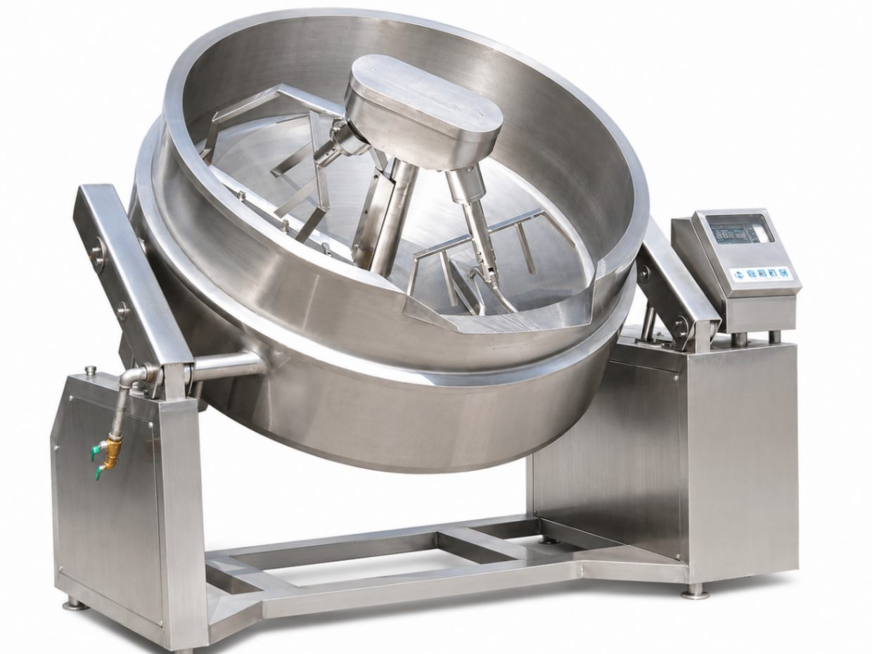 Sarten Volcable 400 Lts a Vapor Mixer - BASICO