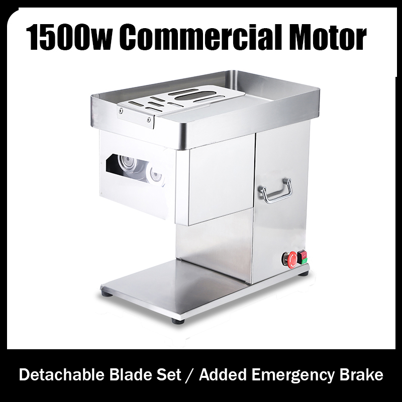 Picadora y Cortadora de Carne Industrial 200-300 kg/h para Carnicerías | Cabezal Desmontable 1500W B