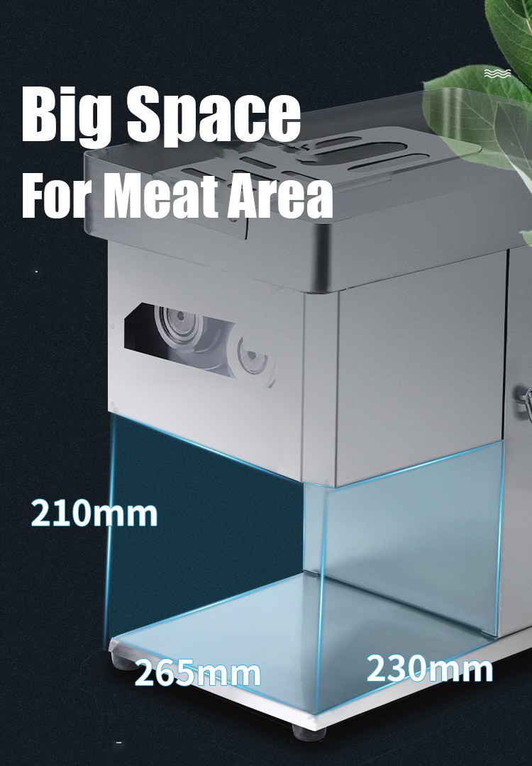 Picadora y Cortadora de Carne Industrial 200-300 kg/h para Carnicerías | Cabezal Desmontable 1500W B
