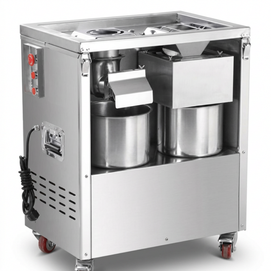 Máquina Combinada Cortadora y Picadora de Carne con Doble Desmontaje y Serie Premium | Doble Motor
