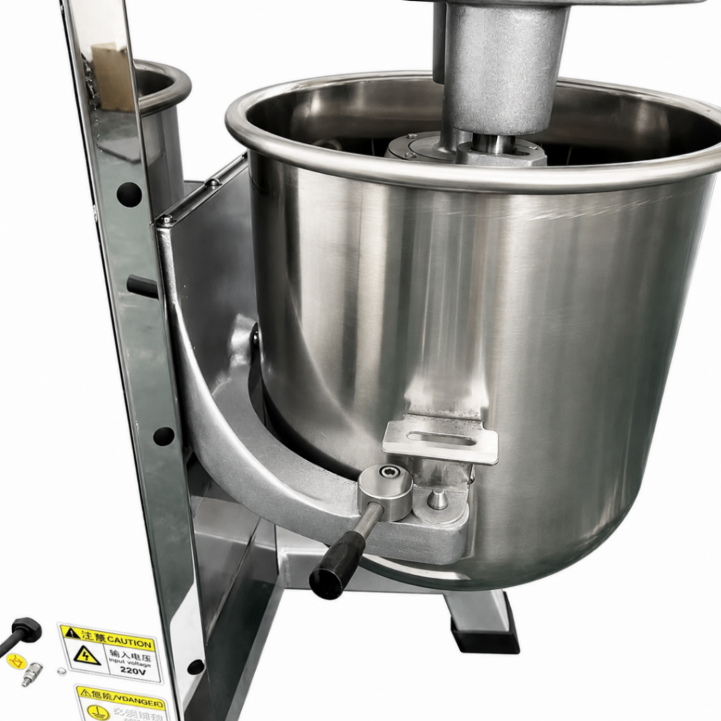 Batidora Planetaria Industrial Doble Cabezal 25L para Panadería y Pastelería | Elevación Automática