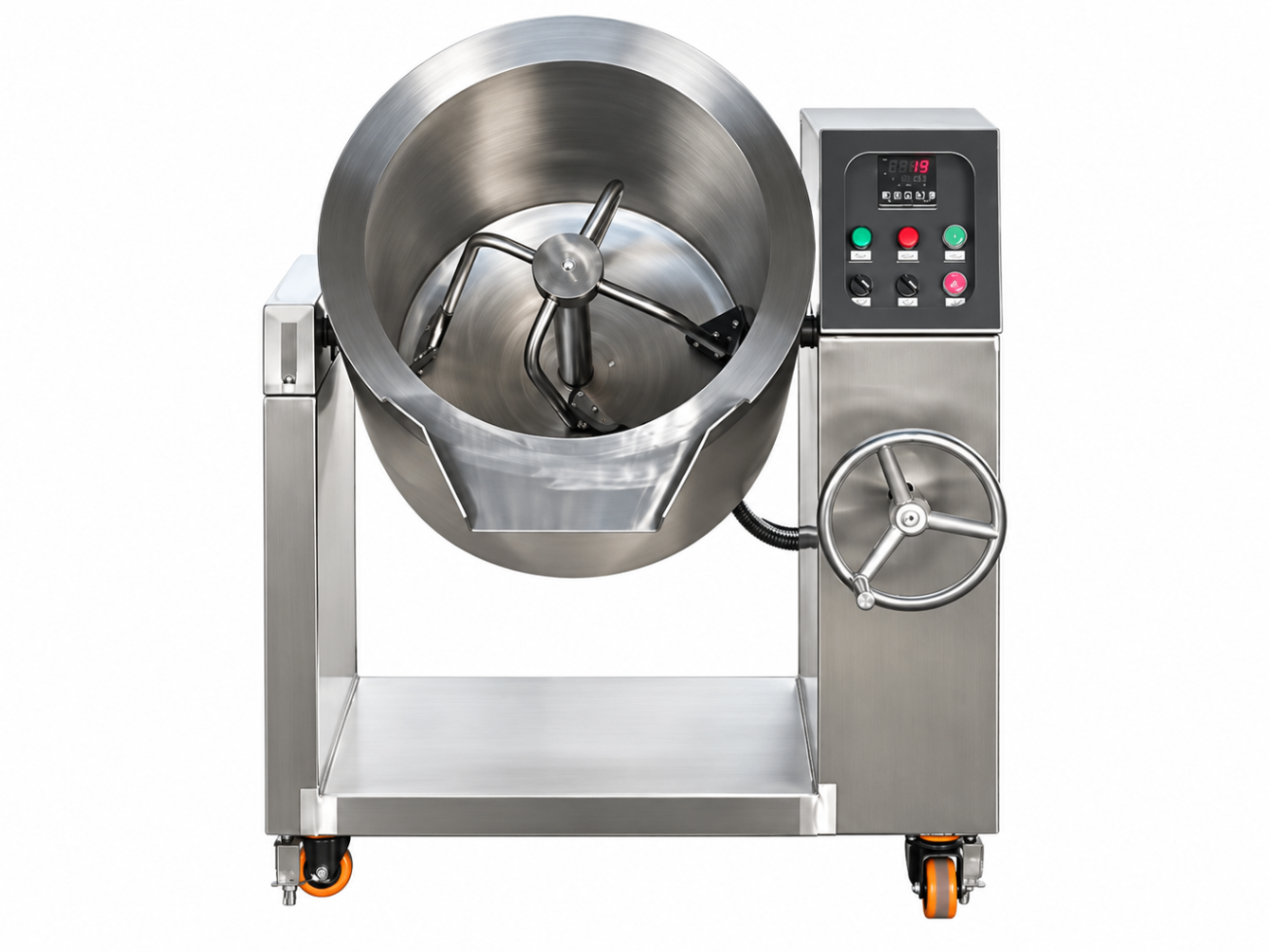 Marmita Basculante/Sartén Volcable 50L Eléctrica Vuelco Manual Mixer - BÁSICO
