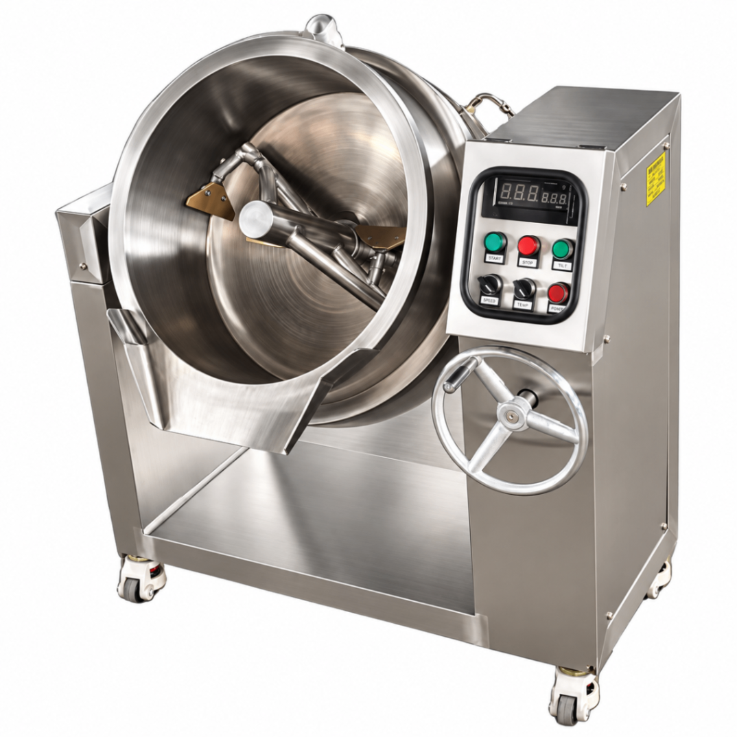 Marmita Basculante/Sartén Volcable 50L Eléctrica Vuelco Manual Mixer - BÁSICO