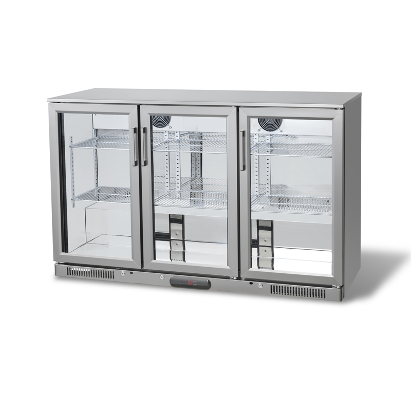 Back Bar Refrigerado Profesional SC-318FS | 318 L – Puerta Abatible de Cristal
