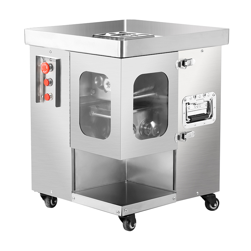 Cortadora de Tiras de Carne Industrial 350-450 kg/h para Carnicerías | Cuchillas de 90 mm y 1500W BL