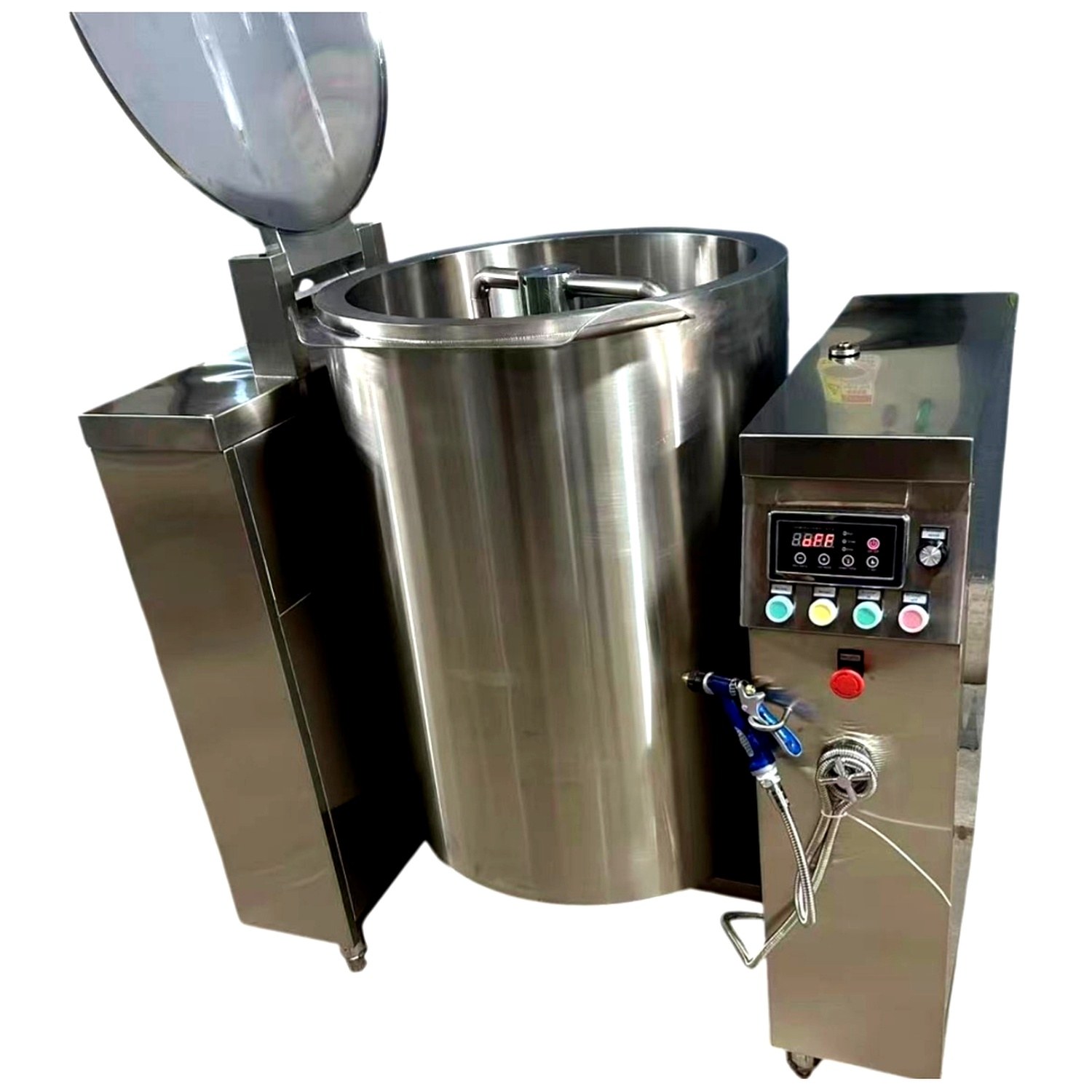 Marmita Industrial con Agitador CZC-13F-100F – 100L – Pantalla Táctil – Inducción