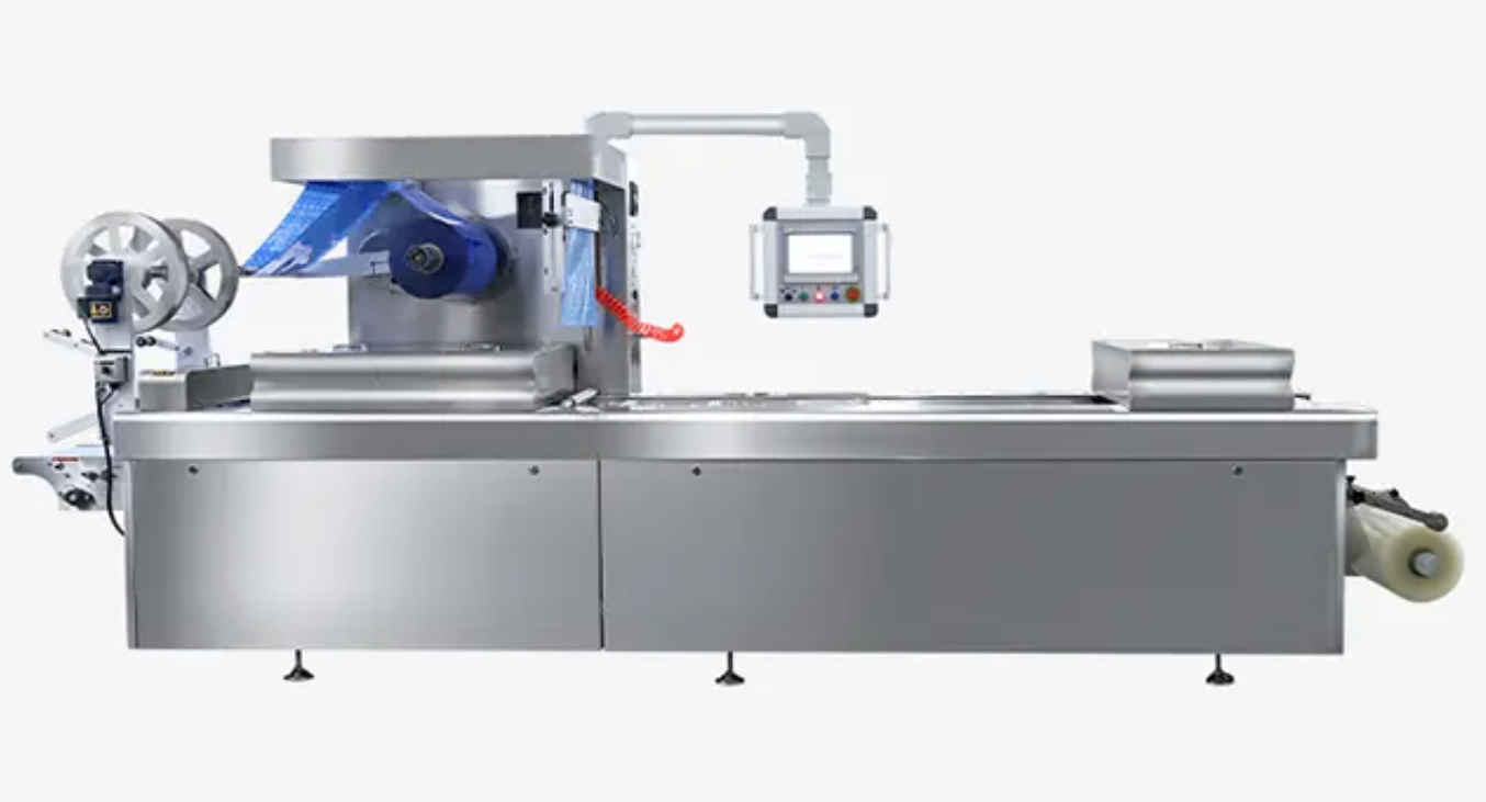 Envasadora Termoformadora Automática al Vacío HVR-520AQ – Inyección de Gas (MAP) | Acero Inox 304