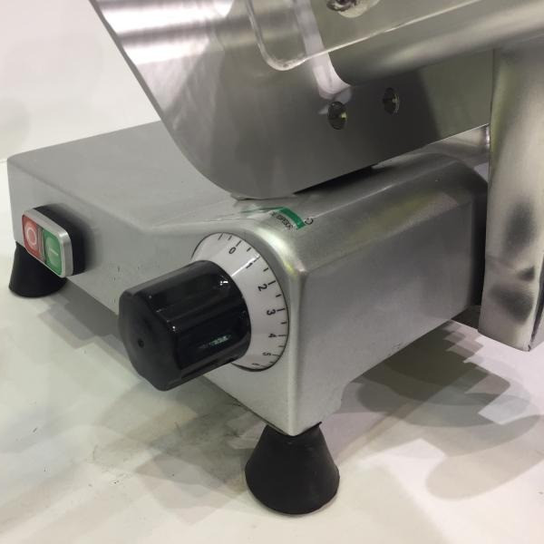 Cortadora de Fiambres Comercial Semiautomática 200 mm | Espesor Ajustable 1-12 mm | 8 inch slicer