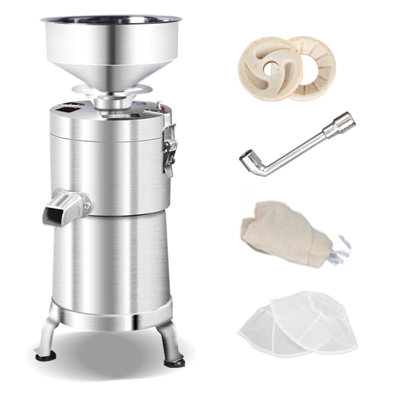 Máquina Eléctrica Comercial para Leche de Soja y Molino de Granos Serie Doble Salida | 1100W 25kg/h