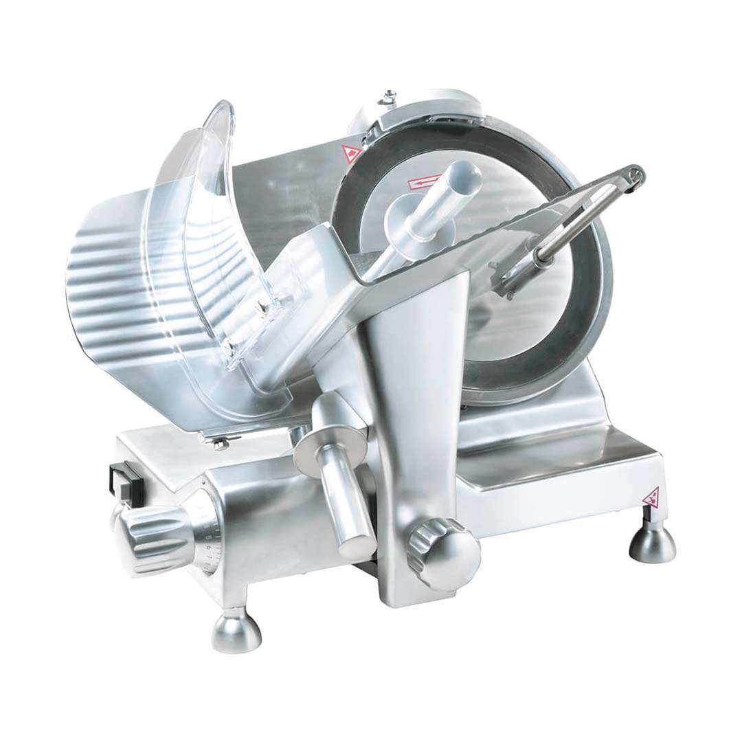 Cortadora Rebanadora de Fiambre Profesional Brunetti CF250B Aluminio Anodizado
