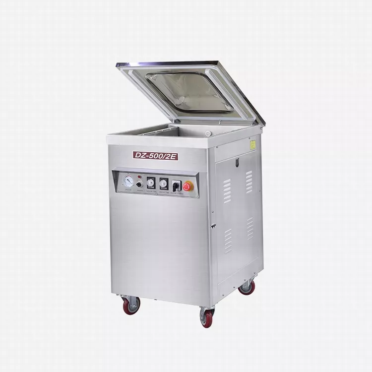 Envasadora al Vacío de Una Cámara 20 m³/h para Industria | Inyección de Gas DZQ-500/2E*
