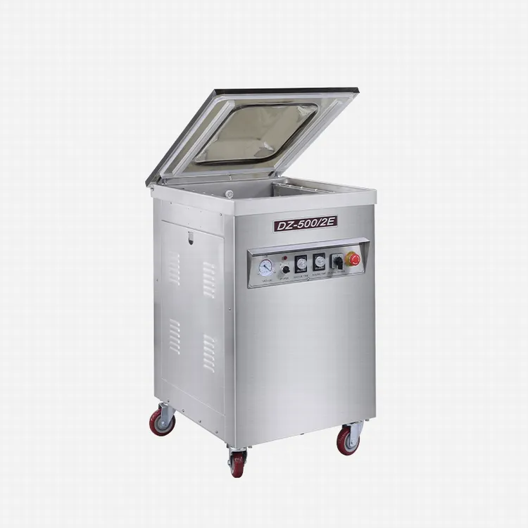 Envasadora al Vacío de Una Cámara 20 m³/h para Industria | Inyección de Gas DZQ-500/2E*