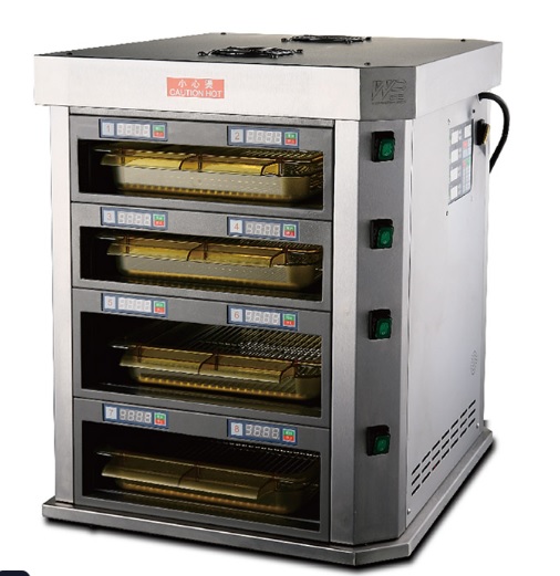 Gabinete de mantenimiento PHU 4x2 WEHT-8402C2 – 4 Capas (Doble cara) – Sin bandejas GN de 65mm – 200