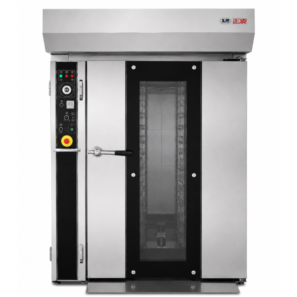 Horno Rotativo Eléctrico ZMZ-12D – Panel Control Manual – 12 Bandejas – 380V – 24.5 kW