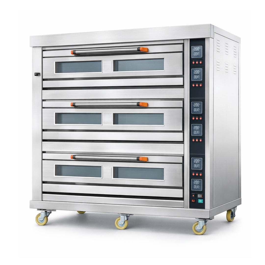 Horno Industrial Eléctrico HGB-120D 380V para Panadería Profesional