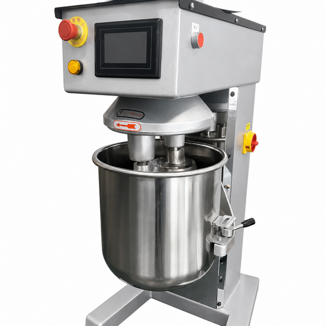Batidora Planetaria Industrial Doble Cabezal 48L para Panadería | Elevación Automática S-40LD
