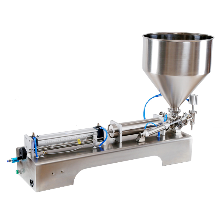 Llenadora Semiautomática Industrial de Pistón 50-500 ml para Líquidos Viscosos y Pastas | 1 Cabezal