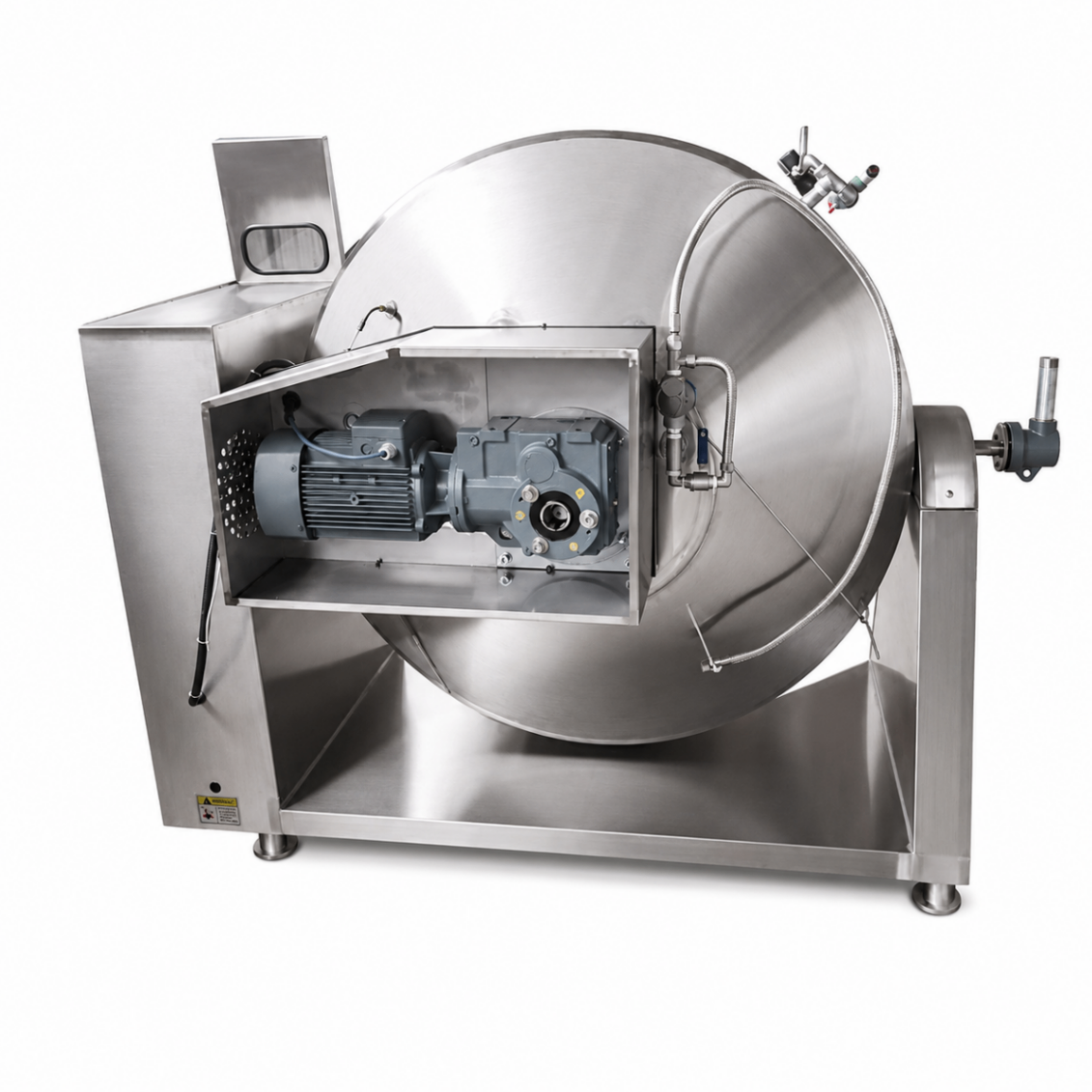 Sarten Volcable 600 Lts a Vapor Vuelco Hidraulico Mixer Planetario - BASICO