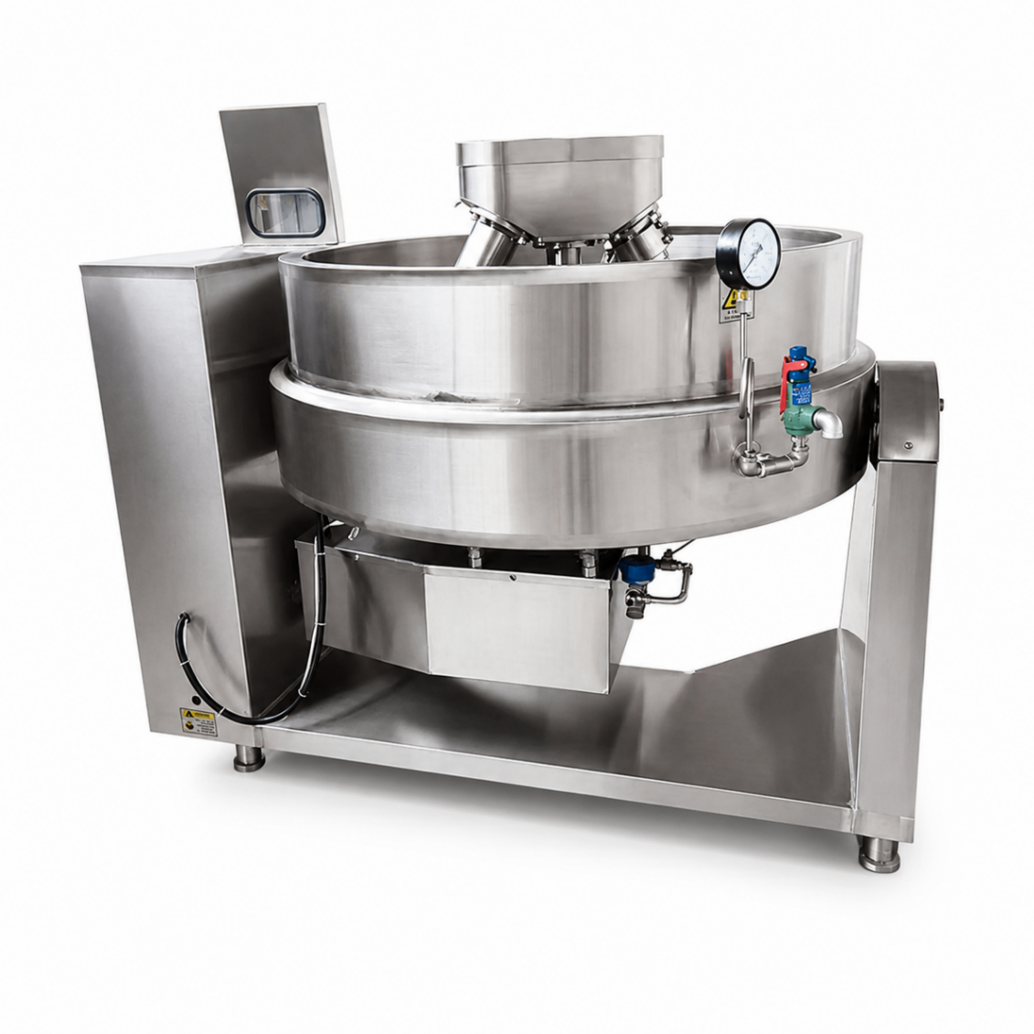 Sarten Volcable 600 Lts a Vapor Vuelco Hidraulico Mixer Planetario - BASICO