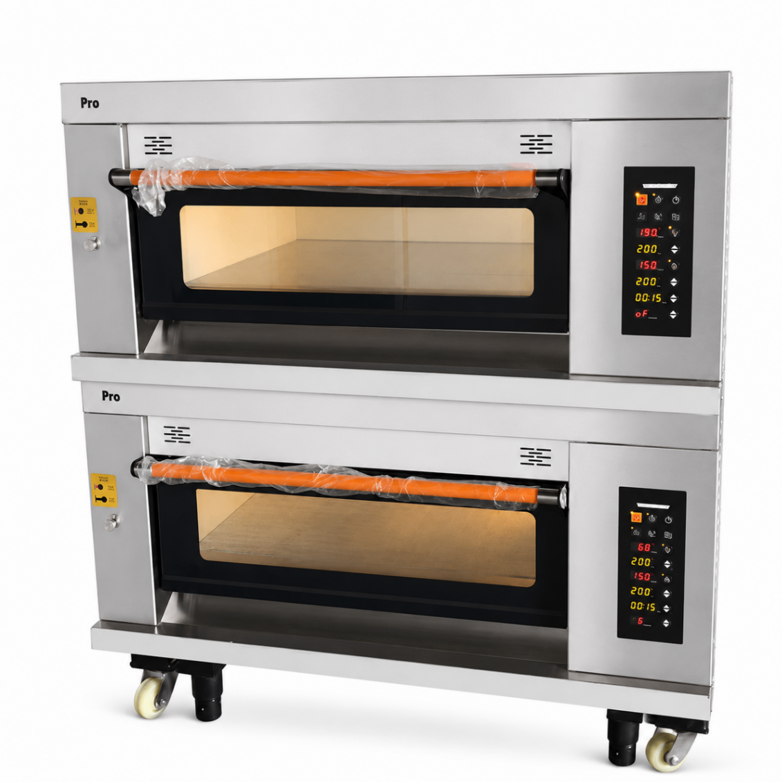 Horno Eléctrico de Piso 2 Cámaras 4 Bandejas 400×600mm S-202 - ESTÁNDAR