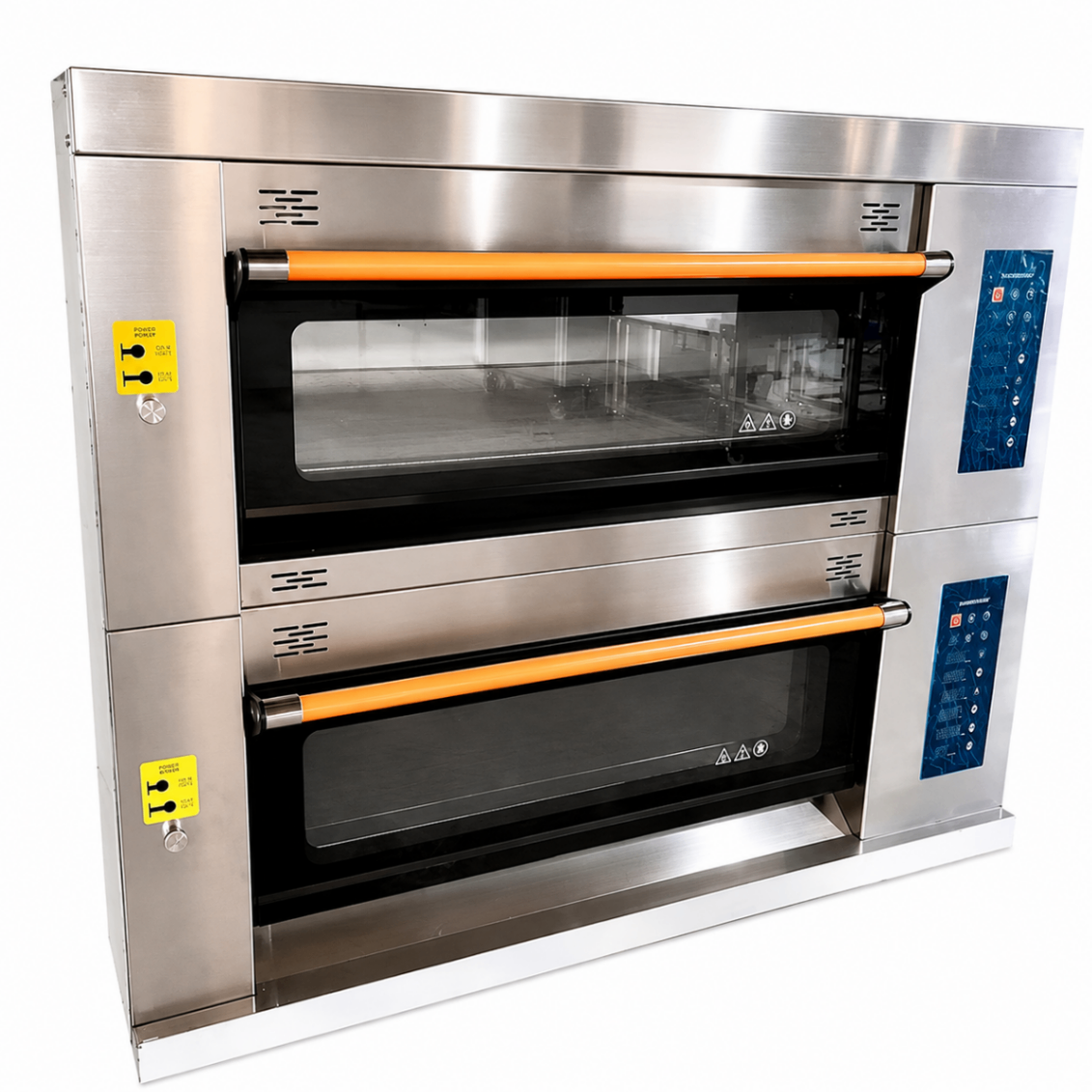 Horno Eléctrico de Piso 2 Cámaras 4 Bandejas 400×600mm S-202 - ESTÁNDAR