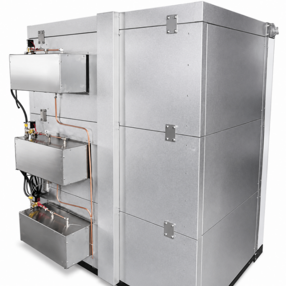 Horno a Gas de Piso 3 Cámaras 9 Bandejas 400×600mm con Vapor y Piedra S-303GF - FULL