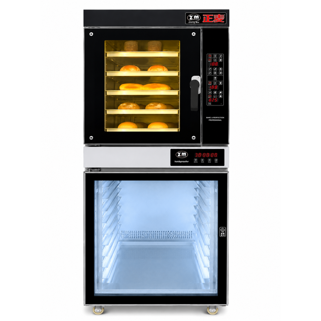 Horno de Convección Eléctrico ZMC-512FD con Fermentadora – 5 Bandejas