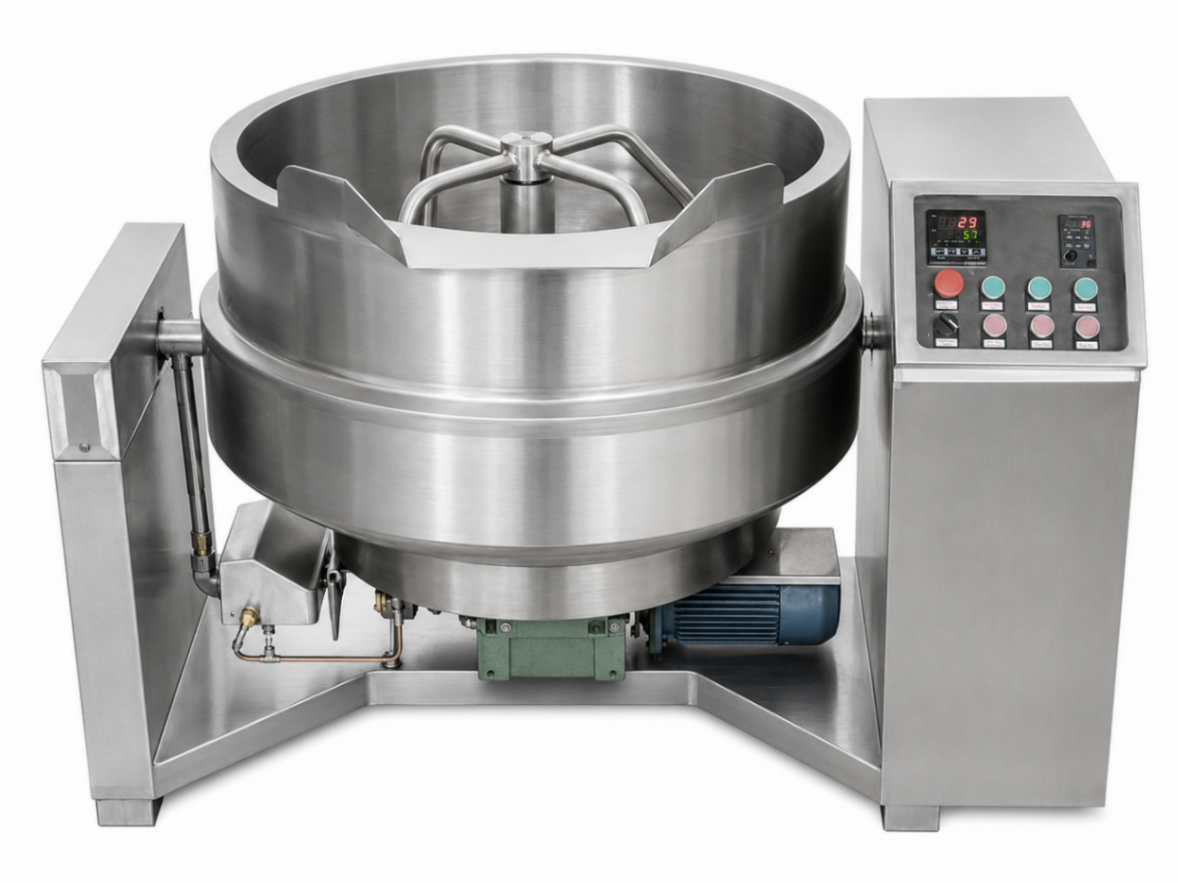 Sarten Volcable 400 Lts a Gas Directa Vuelco Electrico Mixer - BASICO